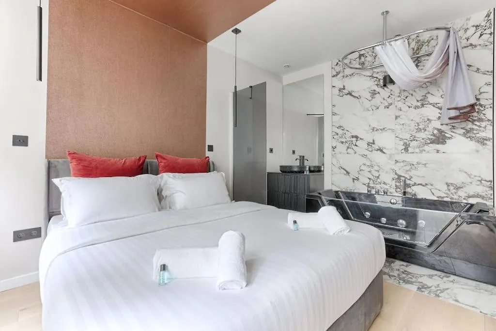 Mykeypers - Luxury Flat 3br 8p With Jacuzzi - Haussmann * パリ